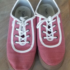 Toms Red Sneakers